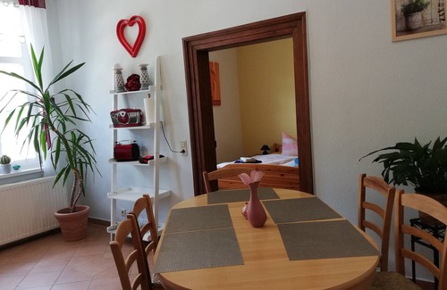 Altenbrak Apartment | Apartment in the old forest house with pellet fireplace, located directly on the Bode.