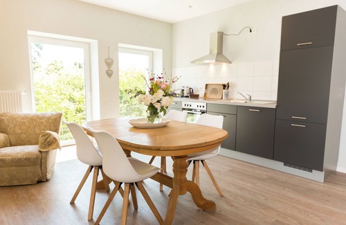 Wentow Condo | Apartment "Landleben" near the lake and absolute tranquility. Dogs welcome.