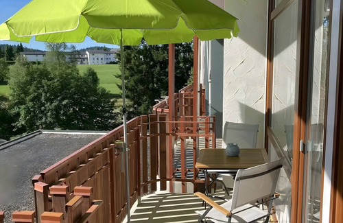 Schluchsee Apartment | Apartment 'Lieblingsplatz Mit Indoor Pool' with Shared Terrace, Shared Garden and Wi-Fi