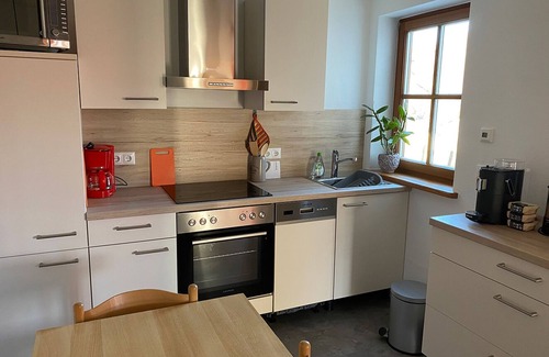 Siegsdorf Apartment | Apartment Maria, 40 sqm, 1 bedroom and 1 living room, terrace, WLAN