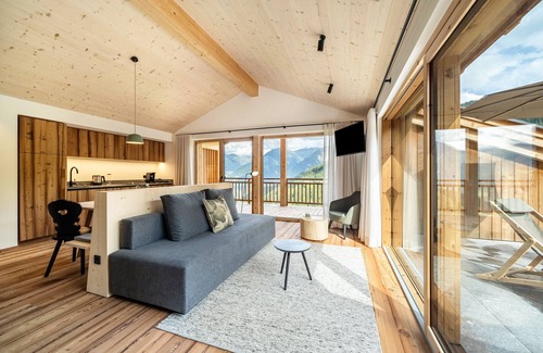 Moso in Passiria Apartment | Apartment 'Mucher Jakob' with Mountain View, Private Terrace and Wi-Fi