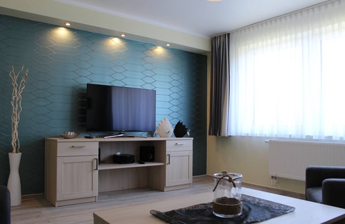 Vitte Apartment | Apartment near the beach, 3 bedrooms, sauna, 2 bathrooms, approx. 130 m², free W-Lan