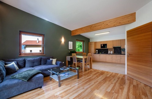 Planol Apartment | Apartment “Pritscheshof Balkon” with Mountain View, Balcony & Terrace