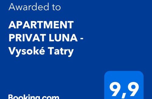 Nova Lesna Apartment | APARTMENT PRIVAT LUNA - Vysoké Tatry