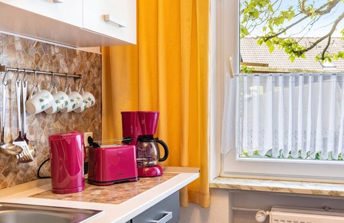Naumburg Apartment | Apartment 'Schneeweißchen' with Private Terrace and Wi-Fi