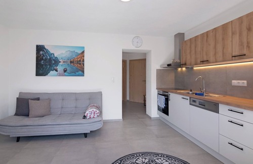 Sluderno Apartment | Apartment 'Schöneck Edelweiss' with Mountain View, Shared Terrace and Wi-Fi