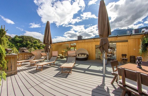 Kastelruth Apartment | Apartment “Trocker Kastelrut 12” near Seiser Alm with Balcony, Whirlpool & Sauna