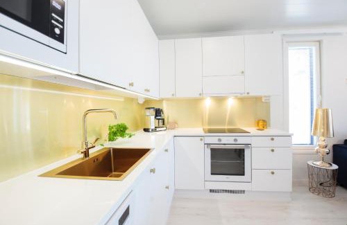 Kalajoki Apartment | Apartment Tuomenkartano C4 iso huoneisto saunalla Kalajoki