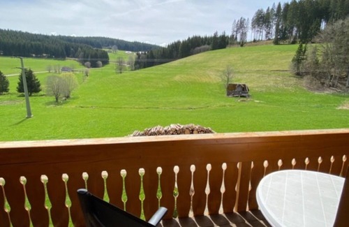 Schollach Apartment | Apartment 'Untertalblick' with Shared Garden, Balcony and Wi-Fi