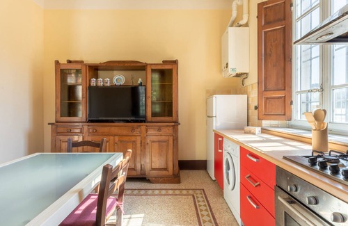 Santa Maria del Giudice Apartment | Apartment 'Villa Giusti' with Mountain View, A/C, Garden & BBQ