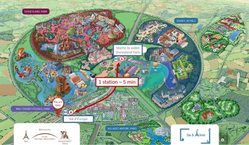 Montevrain Apartment | Apartment Virtuose - Disneyland Paris 5min - Train station 250m