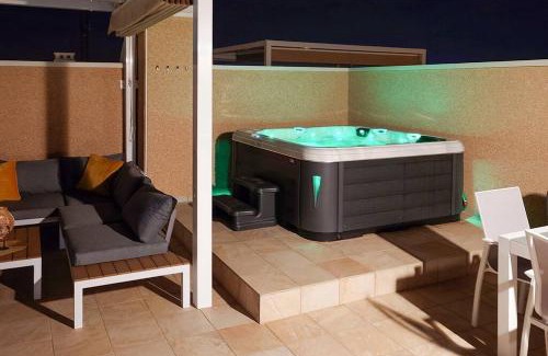 Pilar de la Horadada Apartment | Apartment with private, heated jacuzzi, AC, pool