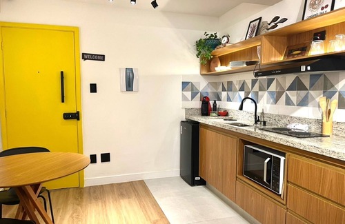 Santa Ifigenia Apartment | Apartment with 2 bedrooms, air conditioning, in the shopping center of São Paulo