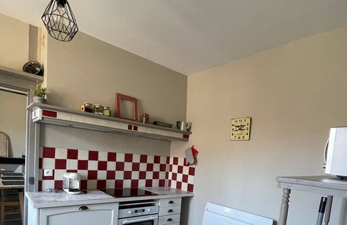 Vic-sur-Cere Apartment | Apartment with garden/terrace near mountain