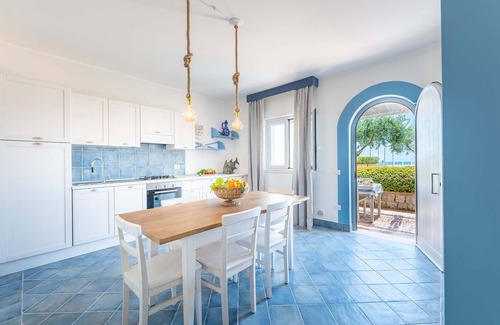 Villammare Apartment | Apartment with terrace. Shared pool. 150 metres from beach