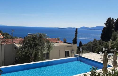 Nisaki Apartment | Apartment Zeus with private pool and sea view