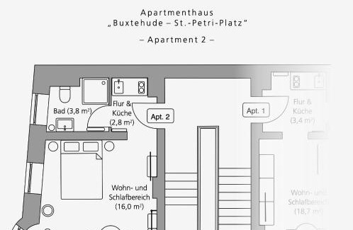 Buxtehude Apartment | Apartmenthaus Buxtehude St -Petri-Platz Apt 2