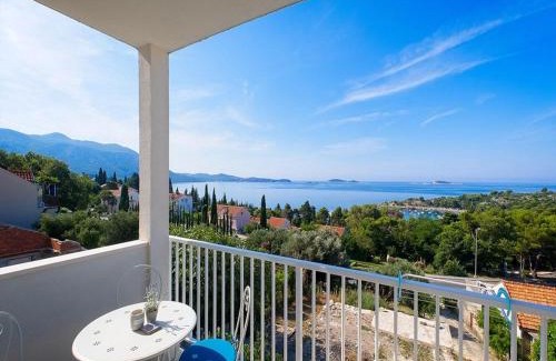Brasina Apartment | Apartments Grljevi - One Bedroom Apartment with Balcony and Sea View A4