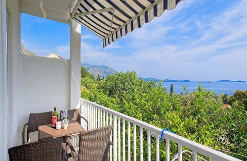 Brasina Apartment | Apartments Grljević - Studio Apartment with Sea View and Balcony (A2)
