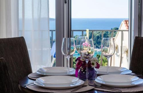 Brasina Apartment | Apartments Knego - Comfort One Bedroom Apartment with Balcony and Sea View