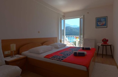 Slano House | Apartments & Room Eva Slano- Double Room with Balcony and Sea View