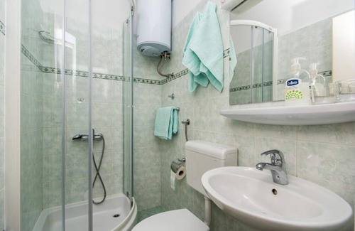 Srebreno House | Apartments & Rooms Jokovic-Standard Double Room with Terrace and Partial Sea View