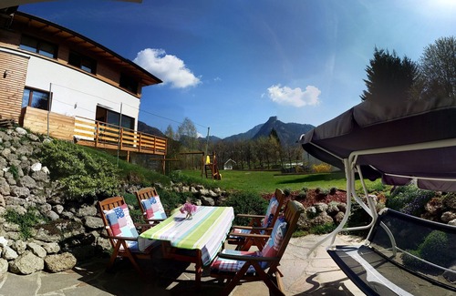 Fuschl am See Apartment | APARTMENTS SEEGARTL/Apartment "Ellmaustein" with terrace & garden