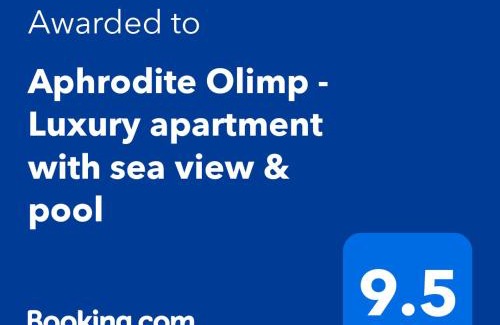 Olimp Apartment | Aphrodite Olimp - Luxury apartment with sea view & pool