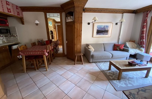 Argentiere Apartment | Appart cozy 4/6 pers in residence hotel 4 *, TB located, calm, wifi, park