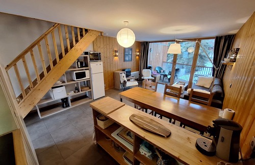 Montchavin Apartment | Appart Duplex/La Plagne, Montchavin/3 Chambres, 8 Pers/Pied des Pistes
