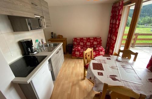 La Chapelle-d'Abondance Apartment | Appartement 2 pièces près des pistes avec terrasse, parking et coin montagne - FR-1-692-89