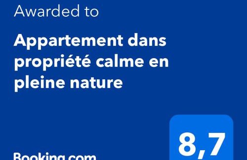 Charbonnieres-les-Bains Apartment | Appartement dans propriété calme en pleine nature