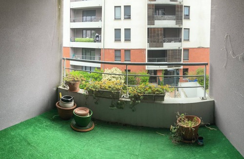 Pont des Demoiselles-Montaudran-La Terrasse Apartment | Appartement à montaudran avec parking en sous sol, ascenseur, terrasse
