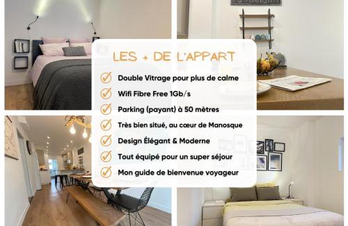 Manosque Apartment | Appartement Élégant Central - Parking Inclus
