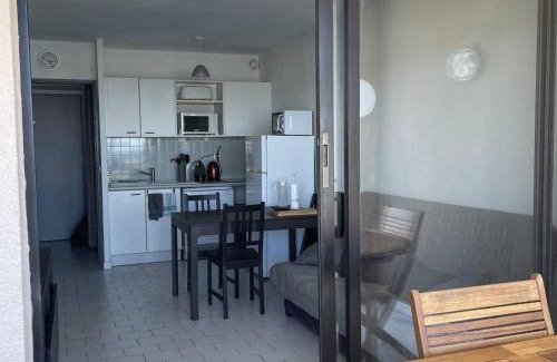 Plage d'Argeles Apartment | Appartement 2 pièces cabine - 5 pers, clim, parking privé, à 50m de la plage - FR-1-388-34