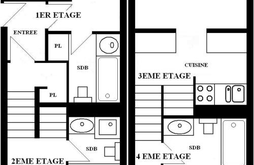 Plagne Villages Apartment | Appartement 4 pièces, 3 salles de bains, ski aux pieds à Plagne Villages - FR-1-455-79