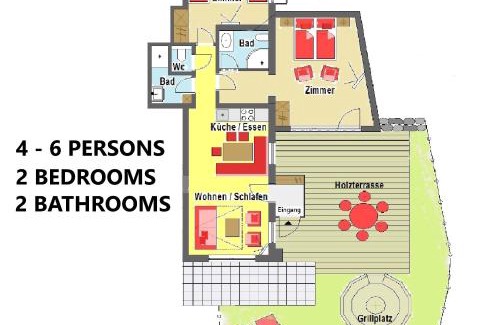 Niedernsill Apartment | Appartement Anneke