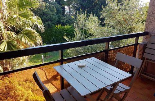 Fabron Apartment | Appartement confortable à Nice, 25 m² avec piscine partagée
