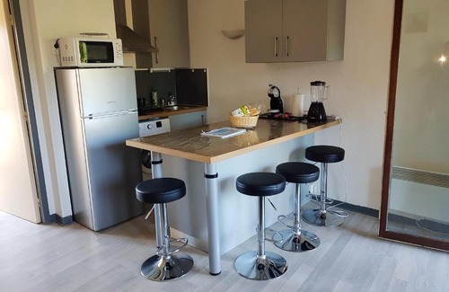 Fabron Apartment | Appartement confortable à Nice, 25 m² avec piscine partagée