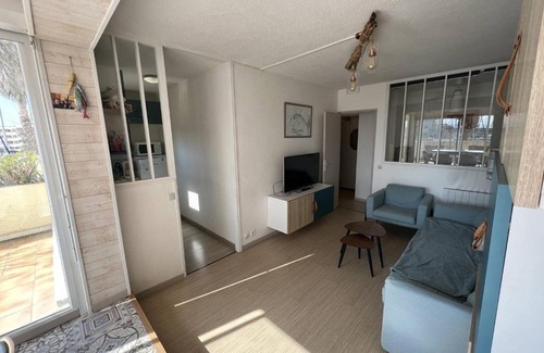 Leucate Apartment | Appartement rénové 1 chambre + cabine, parking privé, à 400m de la plage - FR-1-81-601
