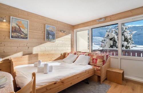 Val-Thorens Apartment | Appartement ski aux pieds avec balcon et WiFi à Val Thorens - FR-1-640-55
