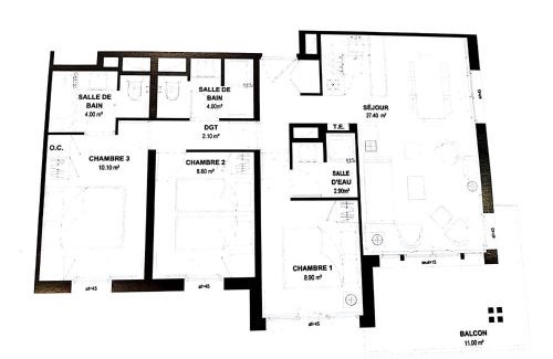 Flaine Apartment | Appartement spacieux avec accès direct aux pistes, piscine, spa et WIFI – Flaine Montsoleil - FR-1-425-120