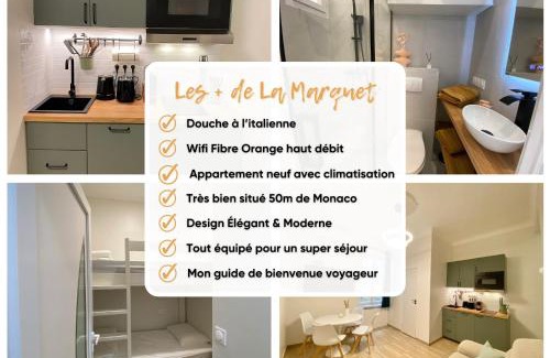 Cap d'Ail Apartment | Appartements neuf - Frontière de Monaco - clim - WIFI