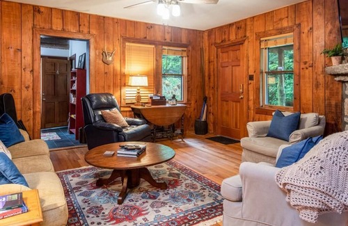 Hendersonville Cabin | Apple Valley Cabin; secluded, Hendersonville, private historic cabin with stream and more!