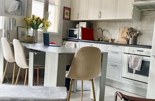 Les Puces de Saint-Ouen Apartment | Appt Cosy Calme Central 3 Pers