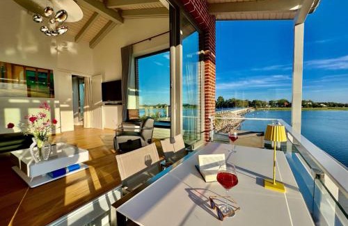 Waase Apartment | Apt "Sunset Lounge" in Waase - Ummanz - Meerblick, Kamin, Sauna