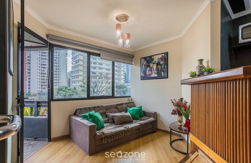Brooklin Novo Apartment | Apt With Balcony, Near Shopping Morumbi PPE0302