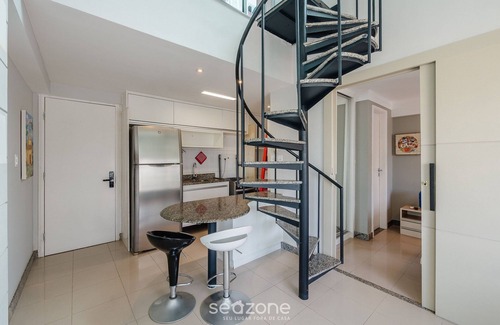 Rio Vermelho Apartment | Apt With Jacuzzi and Sea View in Rio Vermelho Enc0307