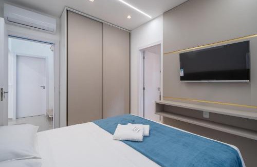 Castelo Branco Apartment | Apto 2Q c/varanda próx a praia em Itapema RGO702