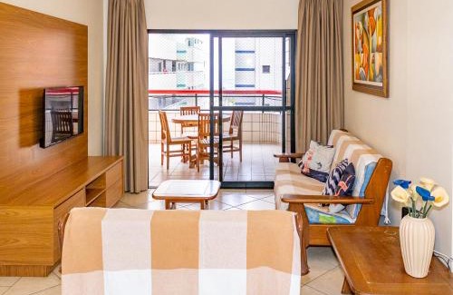 Tupi Apartment | Apto 3 quartos, 100m da praia, piscina e churrasqueira
